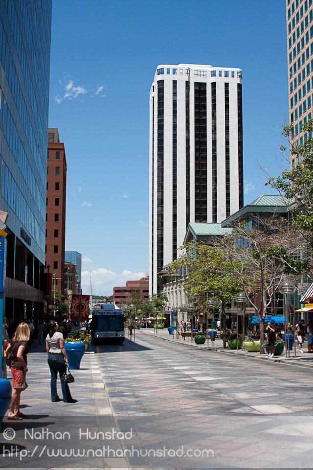 The 16th Steet Mall in downtown Denver, CO
